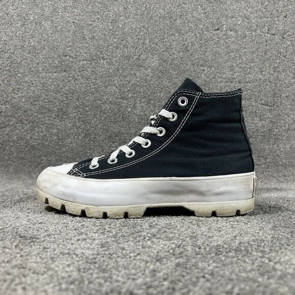 Converse CTAS Lugged Hi Top 565901C Black White Athletic Shoes Womens Size 6.5 - Picture 5 of 12